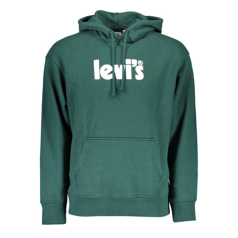 LEVI'S FELPA SENZA ZIP UOMO VERDE