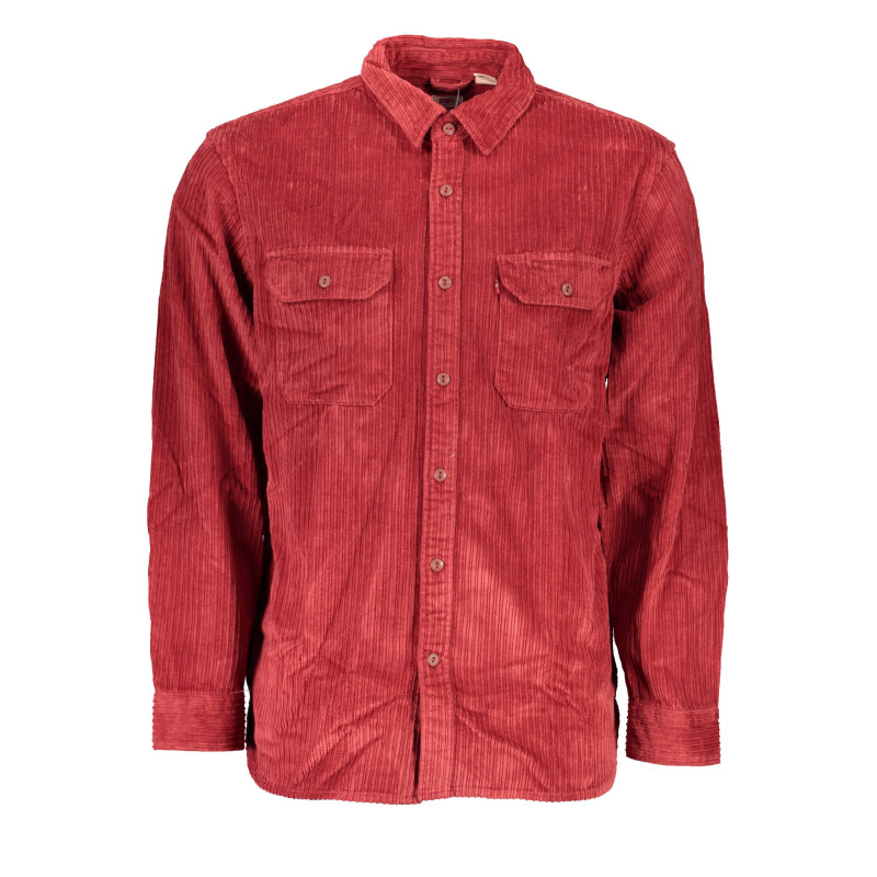 LEVI'S CAMICIA MANICHE LUNGHE UOMO ROSSO