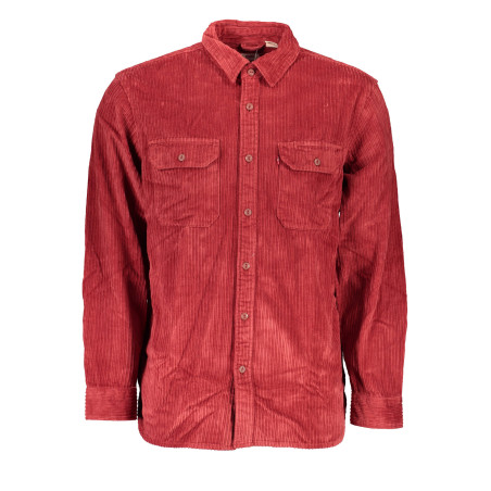 LEVI'S CAMICIA MANICHE LUNGHE UOMO ROSSO