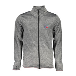 NORWAY 1963 SWEATSHIRT WITH ZIP MAN GRAY