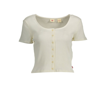 LEVI'S T-SHIRT MANICHE CORTE DONNA BIANCO