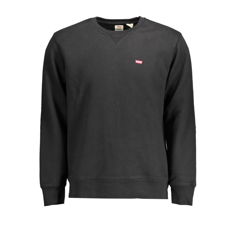 LEVI&39S MEN&39S BLACK SWEATSHIRT WITHOUT ZIP