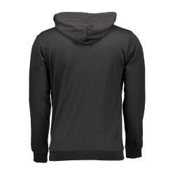 SERGIO TACCHINI BLACK MAN SWEATSHIRT WITHOUT ZIP