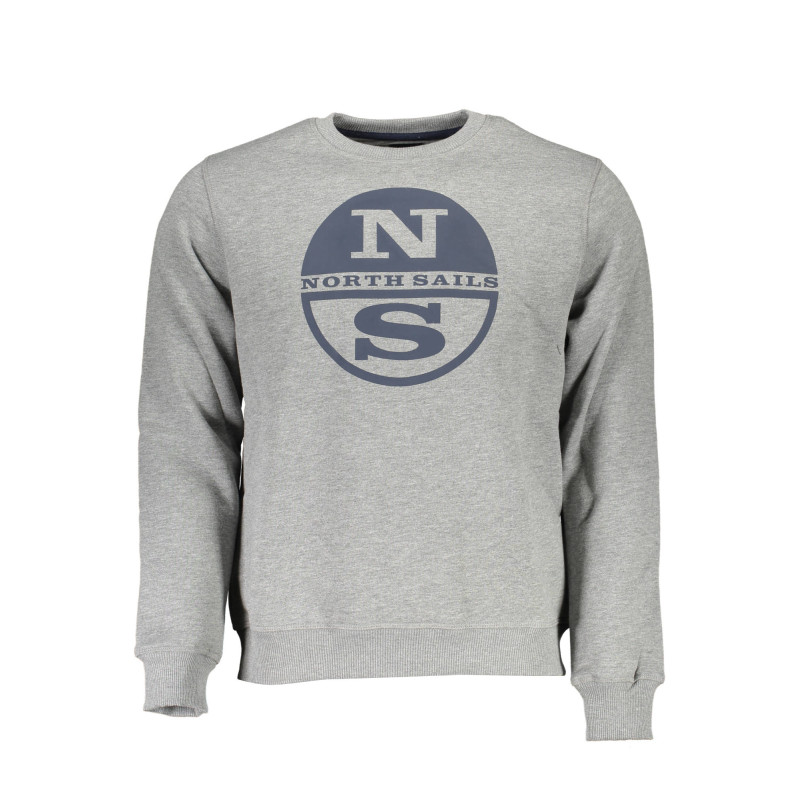 NORTH SAILS MAN GRAY SWEATSHIRT WITHOUT ZIP