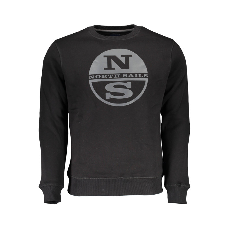 NORTH SAILS BLACK MAN SWEATSHIRT WITHOUT ZIP