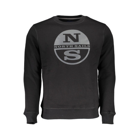 NORTH SAILS BLACK MAN SWEATSHIRT WITHOUT ZIP