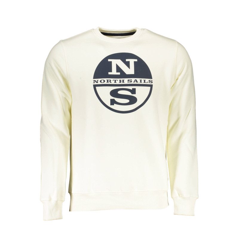 NORTH SAILS FELPA SENZA ZIP UOMO BIANCO