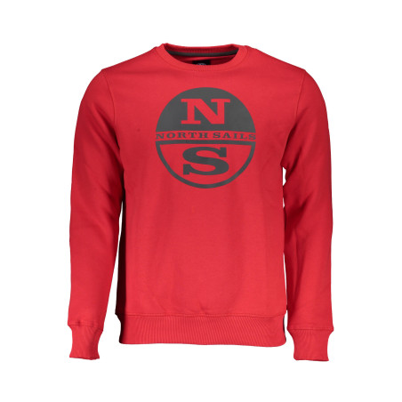 NORTH SAILS FELPA SENZA ZIP UOMO ROSSO