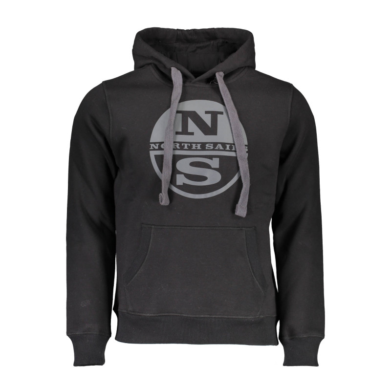 NORTH SAILS BLACK MAN SWEATSHIRT WITHOUT ZIP