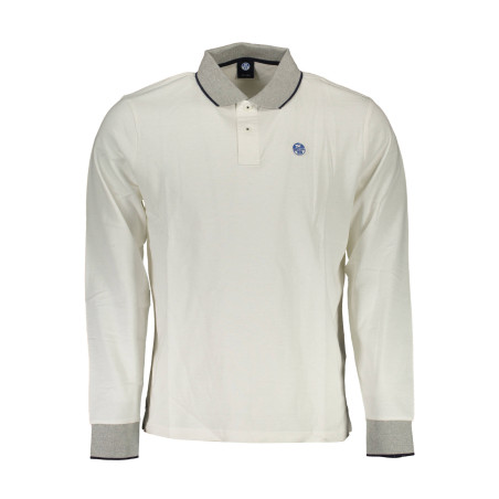 NORTH SAILS POLO LONG SLEEVE MAN WHITE