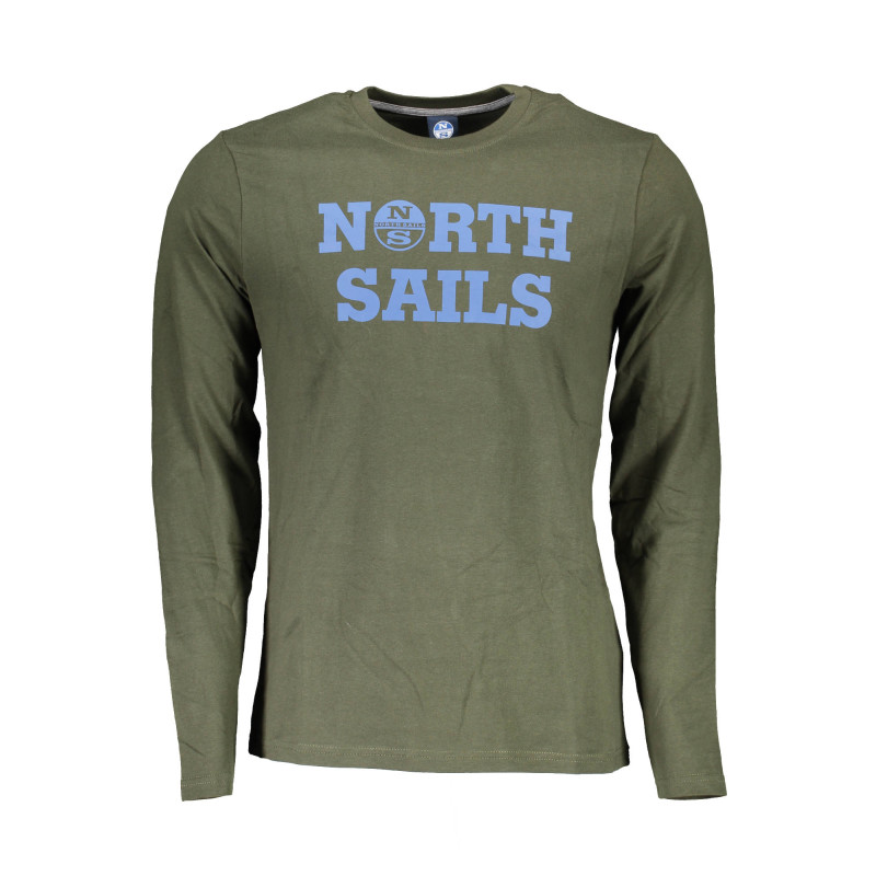 NORTH SAILS T-SHIRT MANICHE LUNGHE UOMO VERDE