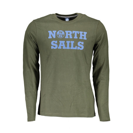 NORTH SAILS T-SHIRT MANICHE LUNGHE UOMO VERDE