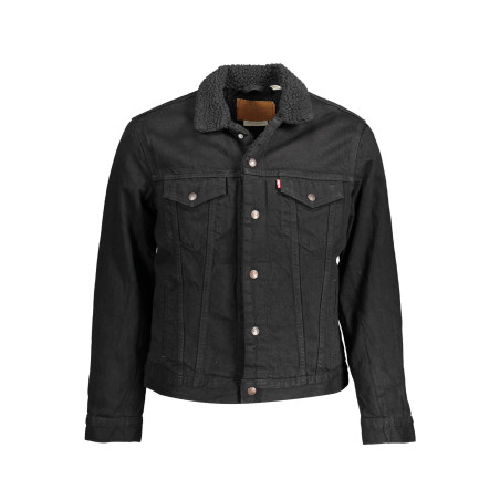 LEVI&39S BLACK MAN JEANS JACKET