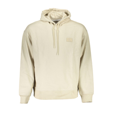 CALVIN KLEIN SWEATSHIRT WITHOUT ZIP MAN BEIGE