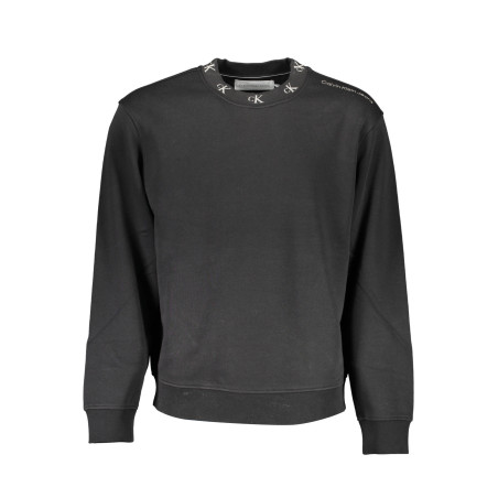 CALVIN KLEIN SWEATSHIRT WITHOUT ZIP BLACK MAN