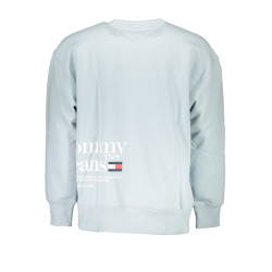 TOMMY HILFIGER FELPA SENZA ZIP UOMO AZZURRO