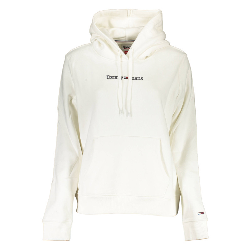 TOMMY HILFIGER WOMEN&39S WHITE SWEATSHIRT WITHOUT ZIP