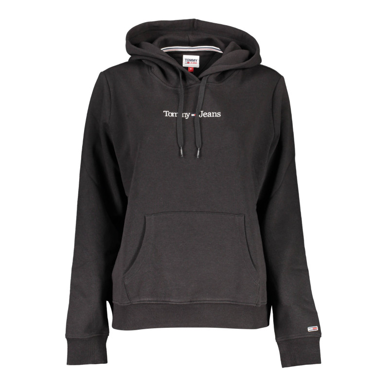 TOMMY HILFIGER FELPA SENZA ZIP DONNA NERO