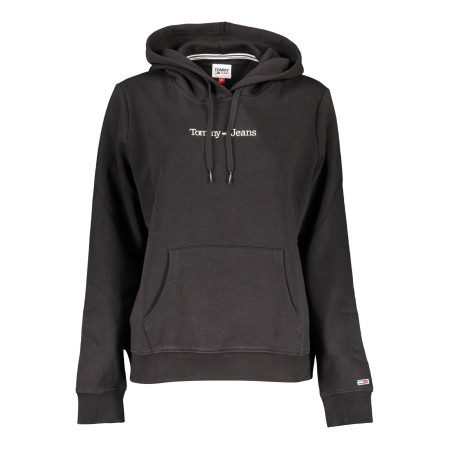 TOMMY HILFIGER SWEATSHIRT WITHOUT ZIP WOMEN BLACK