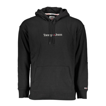 TOMMY HILFIGER FELPA SENZA ZIP UOMO NERO