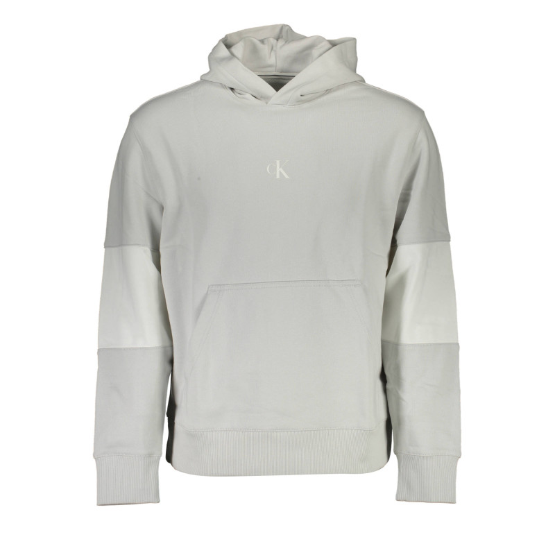 CALVIN KLEIN FELPA SENZA ZIP UOMO GRIGIO