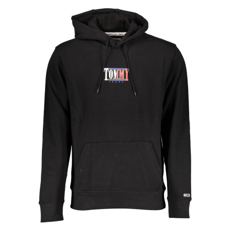 TOMMY HILFIGER FELPA SENZA ZIP UOMO NERO