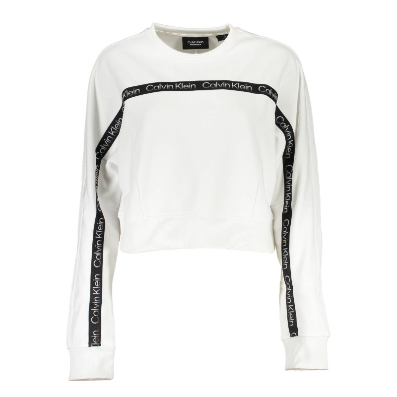 CALVIN KLEIN WOMEN&39S SWEATSHIRT WITHOUT ZIP WHITE