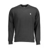 US POLO SWEATSHIRT WITHOUT ZIP BLACK MAN