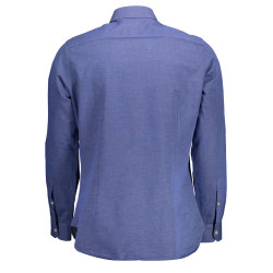 US POLO SHIRT LONG SLEEVE MAN BLUE