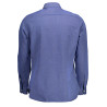 US POLO SHIRT LONG SLEEVE MAN BLUE