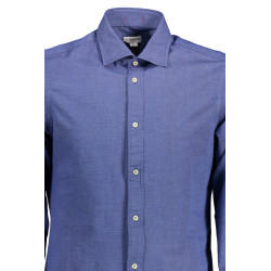 U.S. POLO CAMICIA MANICHE LUNGHE UOMO BLU