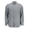 US POLO SHIRT LONG SLEEVE MAN BLUE