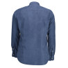 US POLO SHIRT LONG SLEEVE MAN BLUE