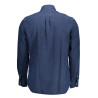 US POLO SHIRT LONG SLEEVE MAN BLUE