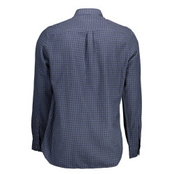 US POLO SHIRT LONG SLEEVE MAN BLUE