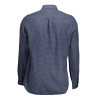 US POLO SHIRT LONG SLEEVE MAN BLUE