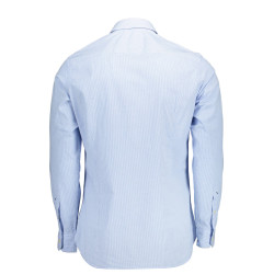 US POLO SHIRT LONG SLEEVE MAN LIGHT BLUE