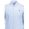 U.S. POLO CAMICIA MANICHE LUNGHE UOMO AZZURRO