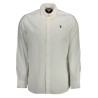 US POLO SHIRT LONG SLEEVE MAN WHITE