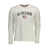 US POLO T-SHIRT LONG SLEEVE MAN WHITE