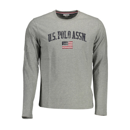 U.S. POLO T-SHIRT MANICHE LUNGHE UOMO GRIGIO