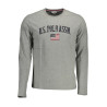 US POLO T-SHIRT LONG SLEEVE MAN GRAY