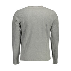 US POLO T-SHIRT LONG SLEEVE MAN GRAY