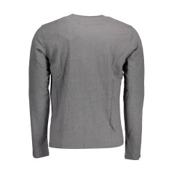 US POLO T-SHIRT LONG SLEEVE MAN GRAY