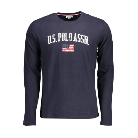 US POLO T-SHIRT LONG SLEEVE MAN BLUE