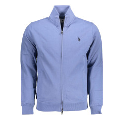 US POLO SWEATSHIRT WITH ZIP BLUE MAN