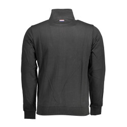 US POLO SWEATSHIRT WITH ZIP BLACK MAN