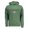 US POLO SWEATSHIRT WITHOUT ZIP GREEN MAN