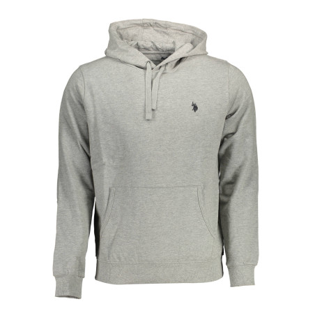 US POLO SWEATSHIRT WITHOUT ZIP GRAY MAN