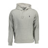 U.S. POLO FELPA SENZA ZIP UOMO GRIGIO